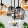Koyoto Plafondlamp, Kogellampje 45 cm Amber, Duidelijk, Rookkleurig, 5-lichts