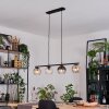 Koyoto Hanglamp, Kogellampje, Hanglamp Amber, Duidelijk, Rookkleurig, 4-lichts