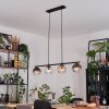 Koyoto Hanglamp, Kogellampje, Hanglamp Amber, Duidelijk, Rookkleurig, 4-lichts