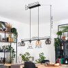 Koyoto Hanglamp, Kogellampje, Hanglamp Amber, Duidelijk, Rookkleurig, 4-lichts