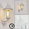 Hongkong Wandlamp voor buiten, Wandlamp Wit, 1-licht