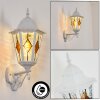 Hongkong Wandlamp voor buiten, Wandlamp Wit, 1-licht