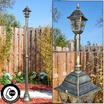 Naofe Kandelaar, Pad licht Goud, Zwart, 1-licht