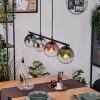 Gastor Hanglamp, Kogellampje, Hanglamp Blauw, Chroom, Groen, Duidelijk, Koperkleurig, Rookkleurig, 4-lichts