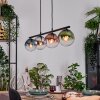Gastor Hanglamp, Kogellampje, Hanglamp Blauw, Chroom, Groen, Duidelijk, Koperkleurig, Rookkleurig, 4-lichts