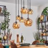 Ripoll Hanglamp, Kogellampje, Hanglamp Amber, 6-lichts