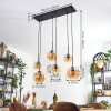 Ripoll Hanglamp, Kogellampje, Hanglamp Amber, 6-lichts