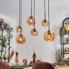 Ripoll Hanglamp, Kogellampje, Hanglamp Amber, 6-lichts