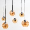 Ripoll Hanglamp, Kogellampje, Hanglamp Amber, 6-lichts