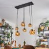 Ripoll Hanglamp, Kogellampje, Hanglamp Amber, 6-lichts