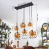 Ripoll Hanglamp, Kogellampje, Hanglamp Amber, 6-lichts
