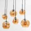 Ripoll Hanglamp, Kogellampje, Hanglamp Amber, 6-lichts
