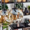 Ripoll Hanglamp, Kogellampje, Hanglamp Amber, Duidelijk, 6-lichts