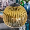 Koyoto Hanglamp, Kogellampje, Cluster hanglamp Amber, Goud, Duidelijk, Rookkleurig, 4-lichts