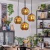 Koyoto Hanglamp, Kogellampje, Cluster hanglamp Goud, 4-lichts