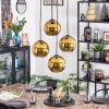 Koyoto Hanglamp, Kogellampje, Cluster hanglamp Goud, 4-lichts