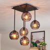 Koyoto Plafondlamp, Kogellampje Rookkleurig, 5-lichts