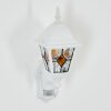Naofe Wandlamp voor buiten, Wandlamp Wit, 1-licht, Bewegingsmelder