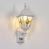 Naofe Wandlamp voor buiten, Wandlamp Wit, 1-licht, Bewegingsmelder