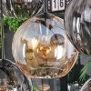 Koyoto Hanglamp, Kogellampje, Hanglamp Amber, Rookkleurig, 8-lichts