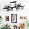 Koyoto Plafondlamp, Kogellampje Duidelijk, Rookkleurig, 8-lichts