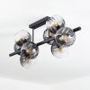 Koyoto Plafondlamp, Kogellampje Duidelijk, Rookkleurig, 8-lichts
