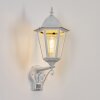 Hongkong Wandlamp voor buiten, Wandlamp Wit, 1-licht, Bewegingsmelder
