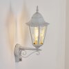 Hongkong Wandlamp voor buiten, Wandlamp Wit, 1-licht, Bewegingsmelder
