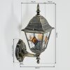 Naofe Wandlamp voor buiten, Wandlamp Bruin, Goud, 1-licht