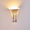 Nerola Muurlamp Zilver, 1-licht