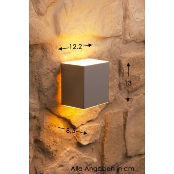 Philips myGarden MACAW Buiten muurverlichting Wit, 1-licht