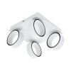 EGLO ALBARIZA Plafond spot LED Chroom, Wit, 4-lichts