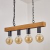 Cava Hanglamp Natuurlijke kleuren, Zwart, 4-lichts