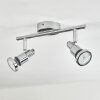 Morges Plafondlamp LED Chroom, 2-lichts