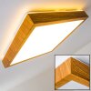 Sora Wood Plafondlamp Hout licht, 1-licht