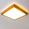 Sora Wood Plafondlamp Hout licht, 1-licht