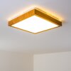 Sora Wood Plafondlamp Hout licht, 1-licht
