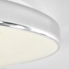 Morges Plafondlamp LED Chroom, Wit, 1-licht