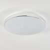 Morges Plafondlamp LED Chroom, Wit, 1-licht