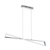 Eglo verlichting AGRELA Hanglamp LED Chroom, 2-lichts