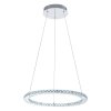 Eglo VARRAZO Hanglamp LED Chroom, Kristaloptiek, 1-licht