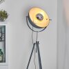 Bagdad Staande lamp Blauw, Chroom, Grijs, 1-licht