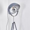 Bagdad Staande lamp Blauw, Chroom, Grijs, 1-licht