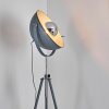 Bagdad Staande lamp Blauw, Chroom, Grijs, 1-licht