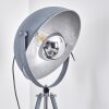 Bagdad Staande lamp Blauw, Chroom, Grijs, 1-licht
