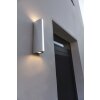 Lutec LEO Buiten muurverlichting LED Chroom, 1-licht