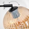 Ripoll Staande lamp, Booglampen Zwart, 1-licht