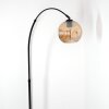 Ripoll Staande lamp, Booglampen Zwart, 1-licht