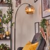 Ripoll Staande lamp, Booglampen Zwart, 1-licht
