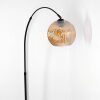 Ripoll Staande lamp, Booglampen Zwart, 1-licht